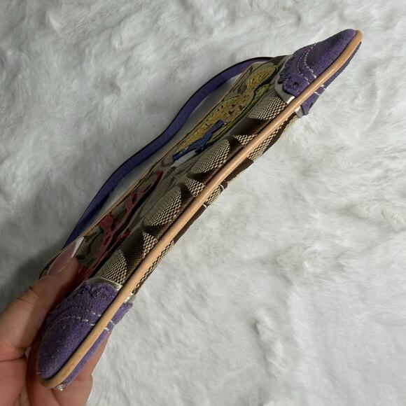 y2k COACH Vintage Limited Ed Signature Fish Wristlet - Picture 5 of 5